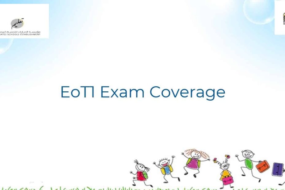 هيكلة EoT1 Exam Coverage الرياضيات المتكاملة الصف الثالث - بوربوينت