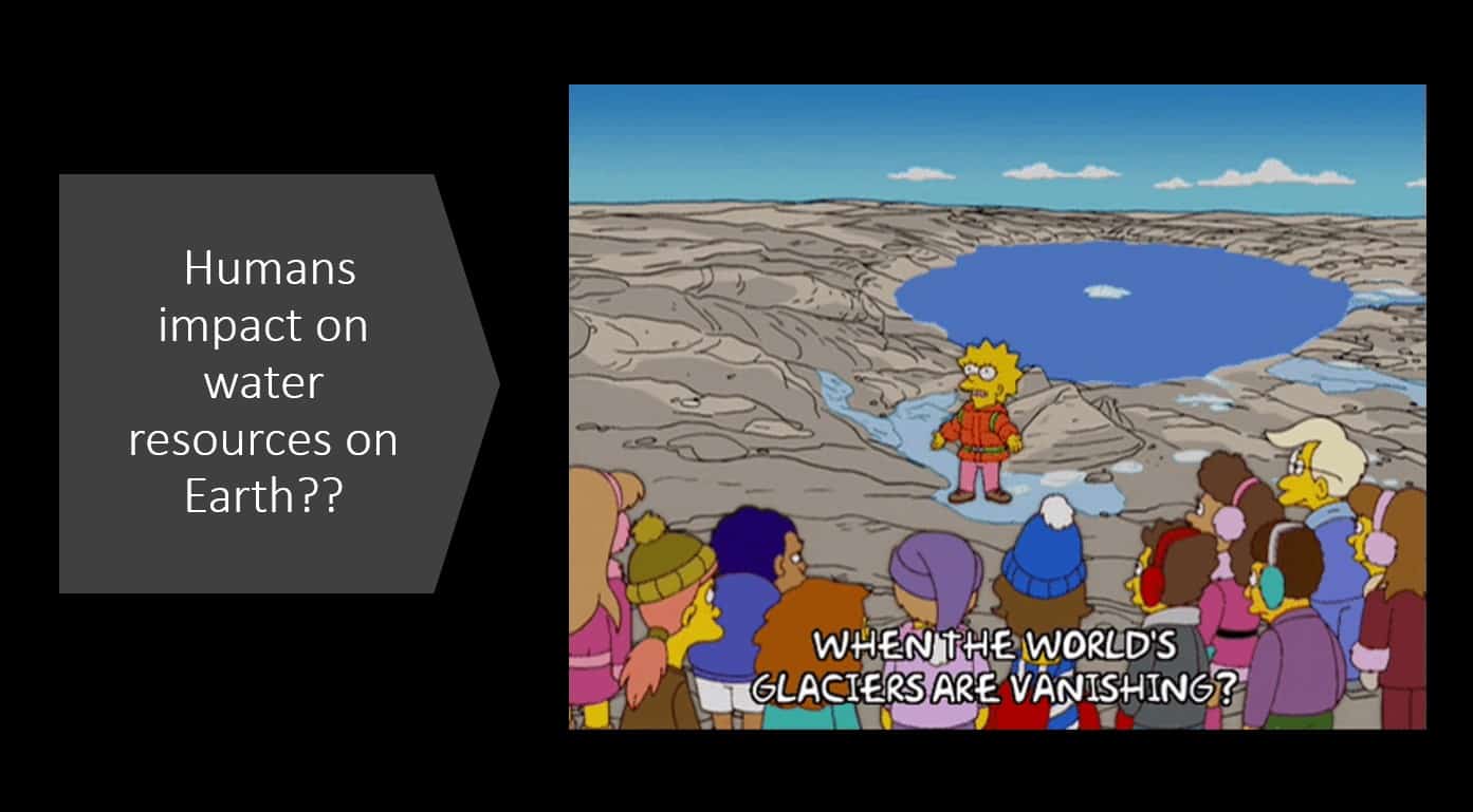 حل درس Humans impact on water resources on Earth العلوم المتكاملة الصف الخامس - بوربوينت