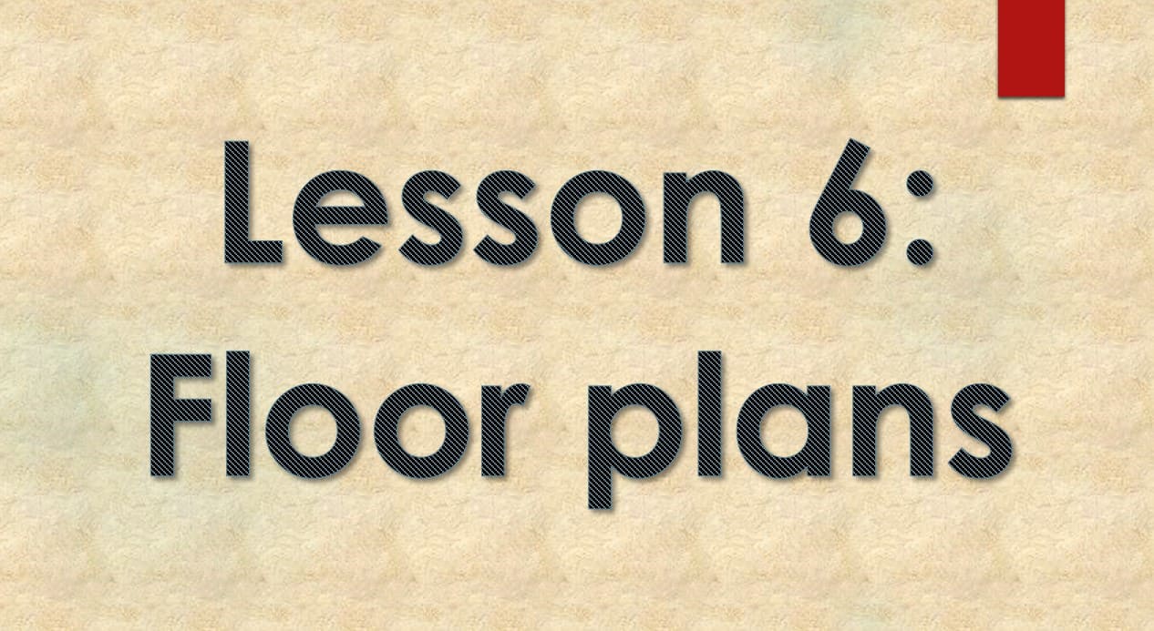 حل درس Floor plans اللغة الإنجليزية الصف السابع Access - بوربوينت