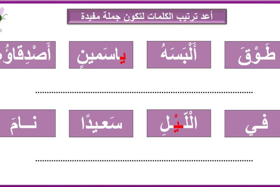 أوراق عمل حرف الياء اللغة العربية الصف الأول - بوربوينت