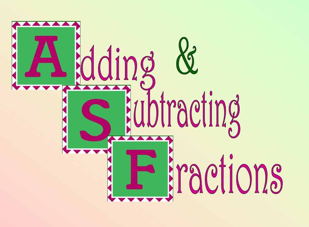 مراجعة وحدة Adding and subtracting fractions الرياضيات المتكاملة الصف الخامس - بوربوينت