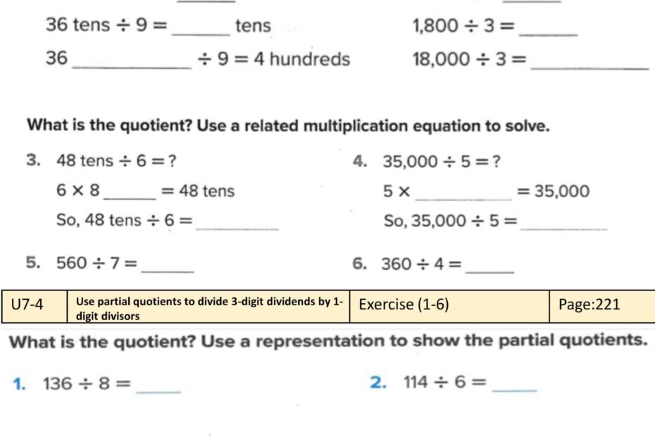 أوراق عمل هيكل أسئلة الرياضيات المتكاملة Reveal الصف الرابع