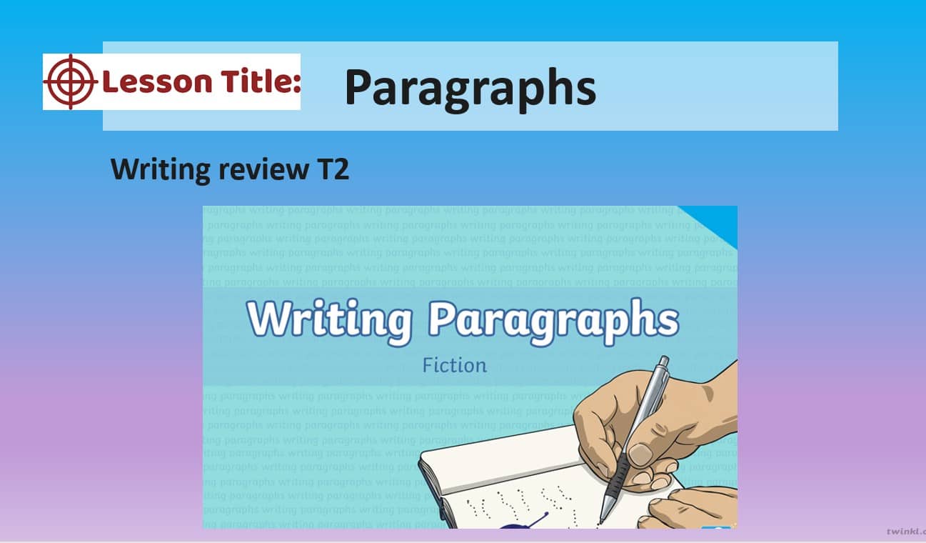 مراجعة Writing review اللغة الإنجليزية الصف التاسع - بوربوينت 
