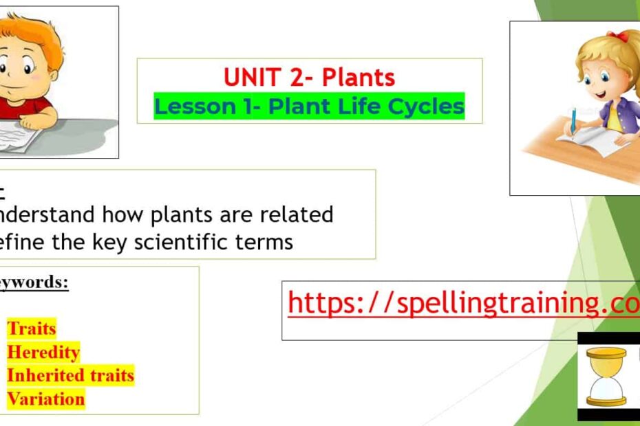 حل درس Plant Life Cycles العلوم المتكاملة الصف الثالث - بوربوينت