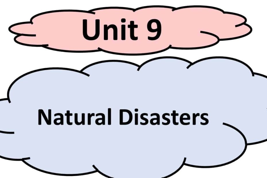 درس Natural Disasters اللغة الإنجليزية الصف التاسع - بوربوينت