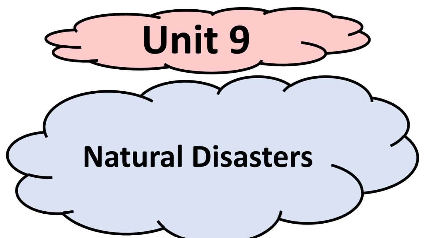 درس Natural Disasters اللغة الإنجليزية الصف التاسع - بوربوينت 