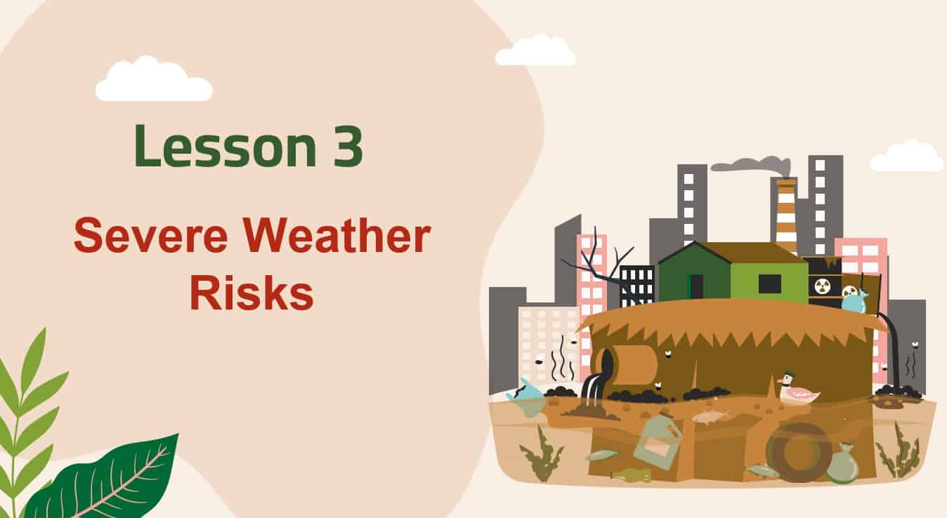 درس Severe Weather Risks العلوم المتكاملة الصف السابع - بوربوينت
