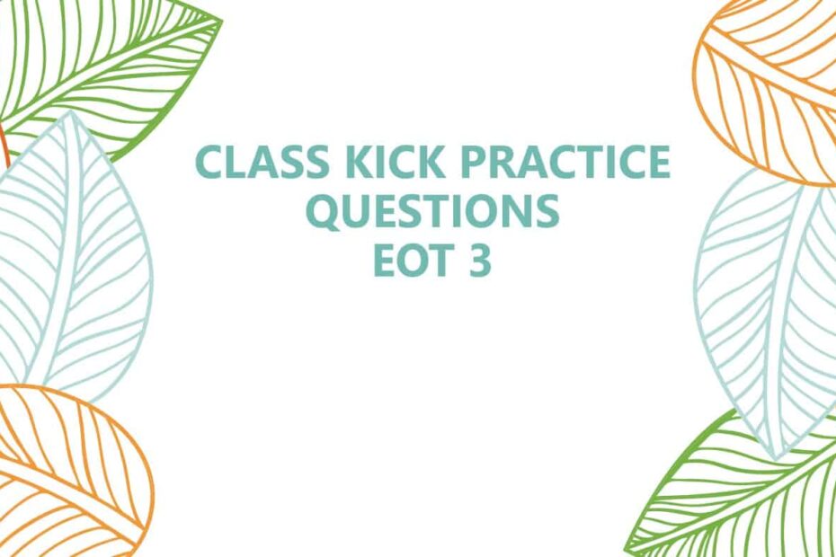 مراجعة CLASS KICK PRACTICE QUESTIONS العلوم المتكاملة الصف الخامس - بوربوينت