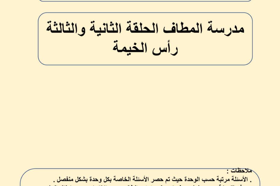 حل أسئلة هيكلة امتحان الرياضيات المتكاملة الصف الثاني عشر عام