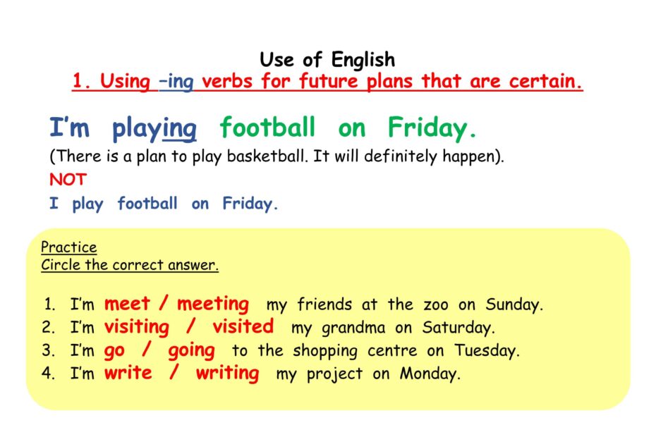 شرح قواعد اللغة الإنجليزية الصف الثالث