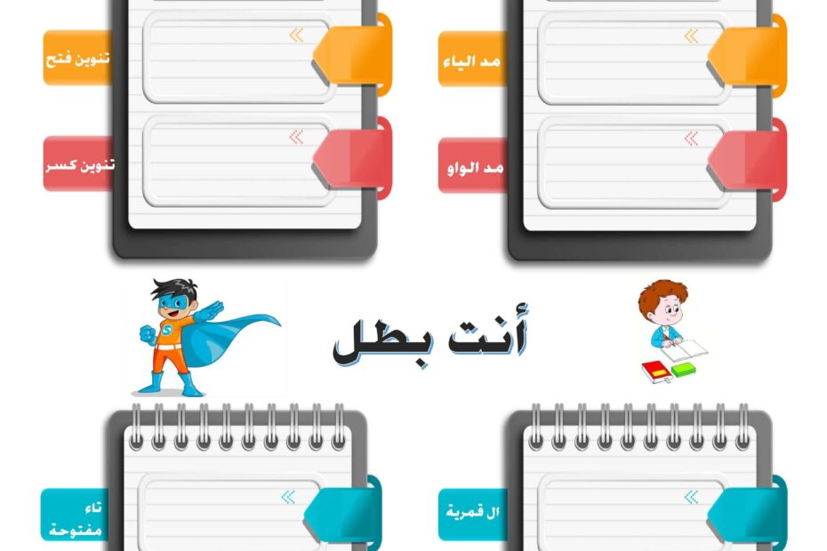 أوراق عمل استخراج المهارات من النص اللغة العربية الصف الثاني