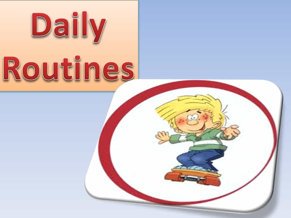 حل درس Daily Routines اللغة الإنجليزية الصف السادس Access - بوربوينت