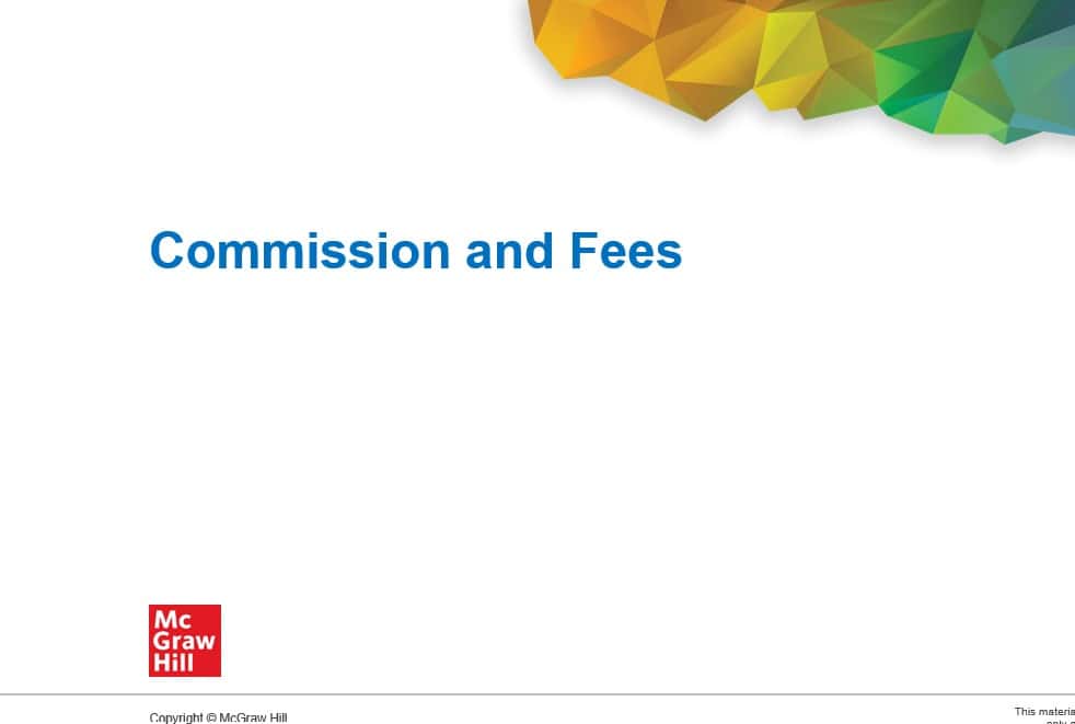 حل درس Commission and Fees الرياضيات المتكاملة الصف السابع - بوربوينت