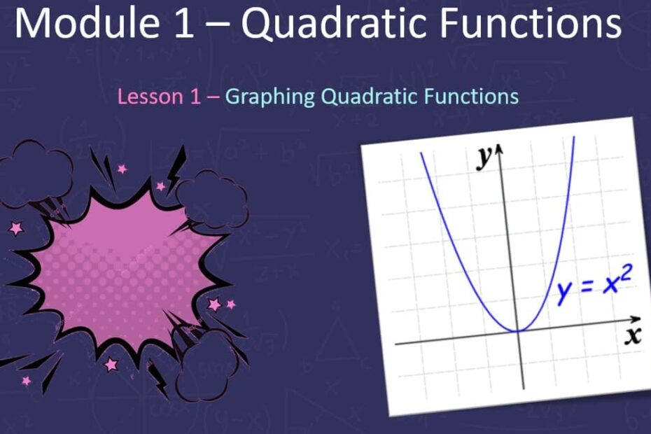 حل درس Graphing Quadratic Functions الرياضيات المتكاملة الصف العاشر - بوربوينت