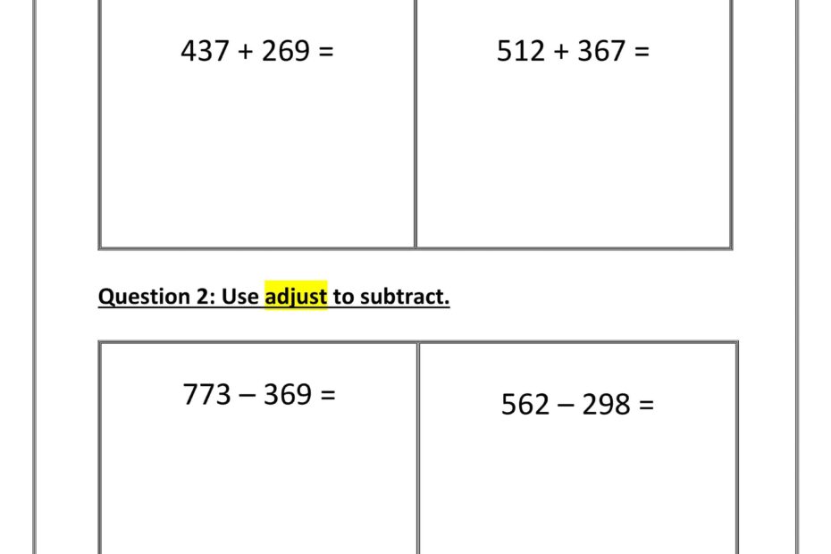 ورقة عمل Quiz 3 Review الرياضيات المتكاملة الصف الثالث