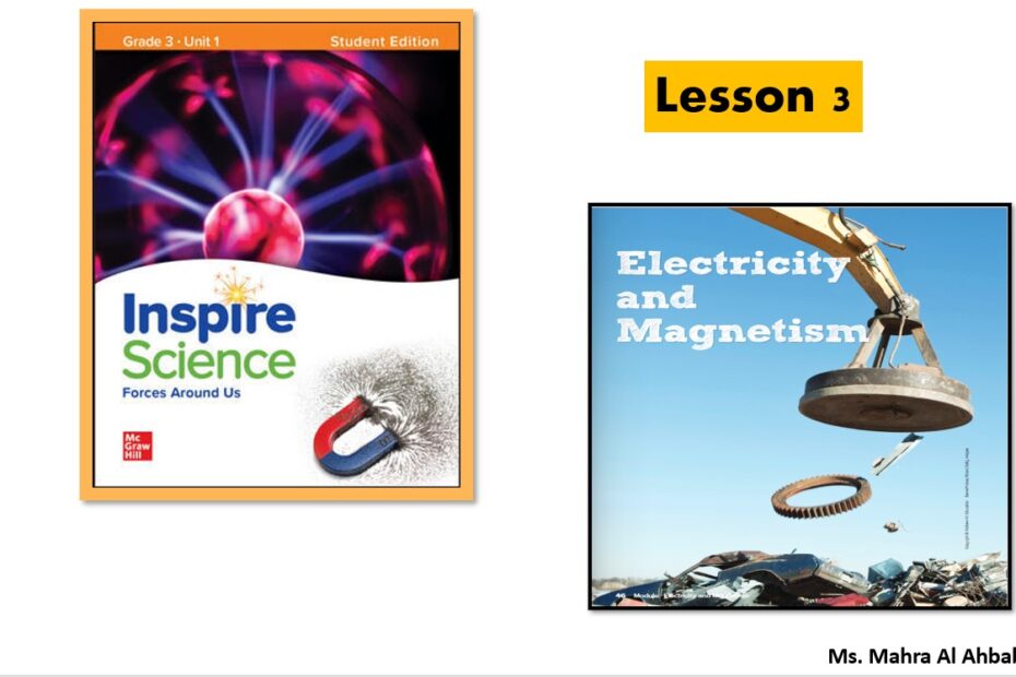 درس Electricity and Magnetism العلوم المتكاملة الصف الثالث - بوربوينت