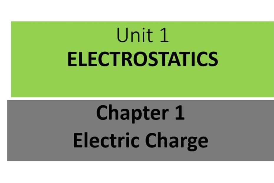 درس Electric Charge الفيزياء الصف العاشر - بوربوينت