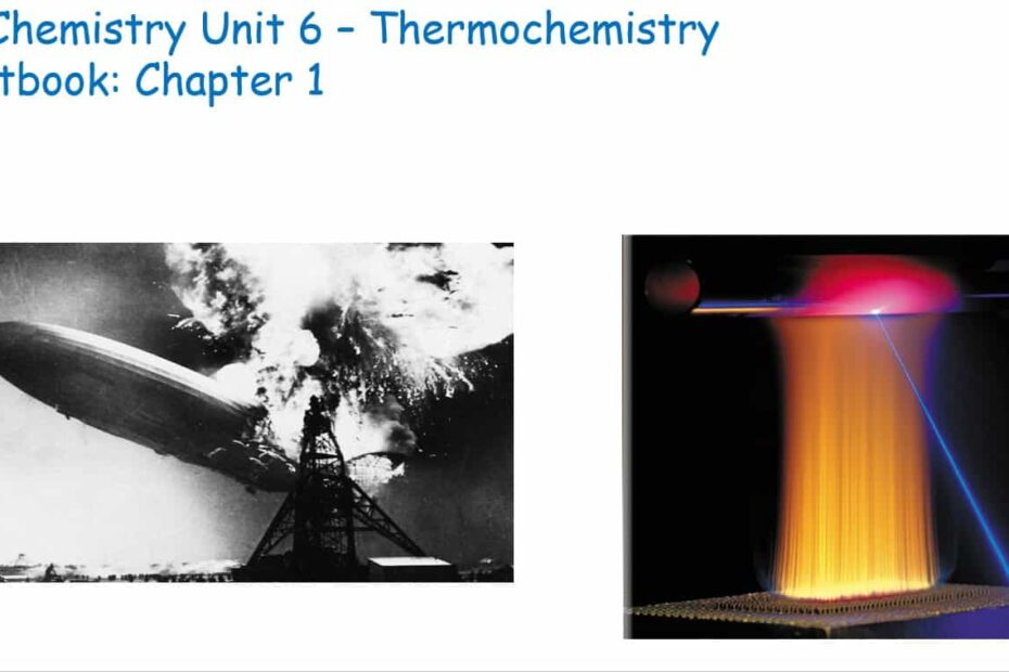 مراجعة Unit 6 Thermochemistry الفيزياء الصف العاشر - بوربوينت