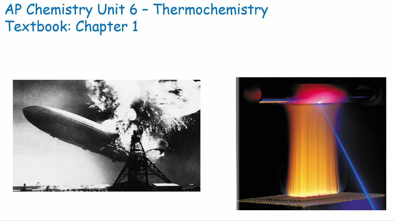 مراجعة Unit 6 Thermochemistry الفيزياء الصف العاشر - بوربوينت 