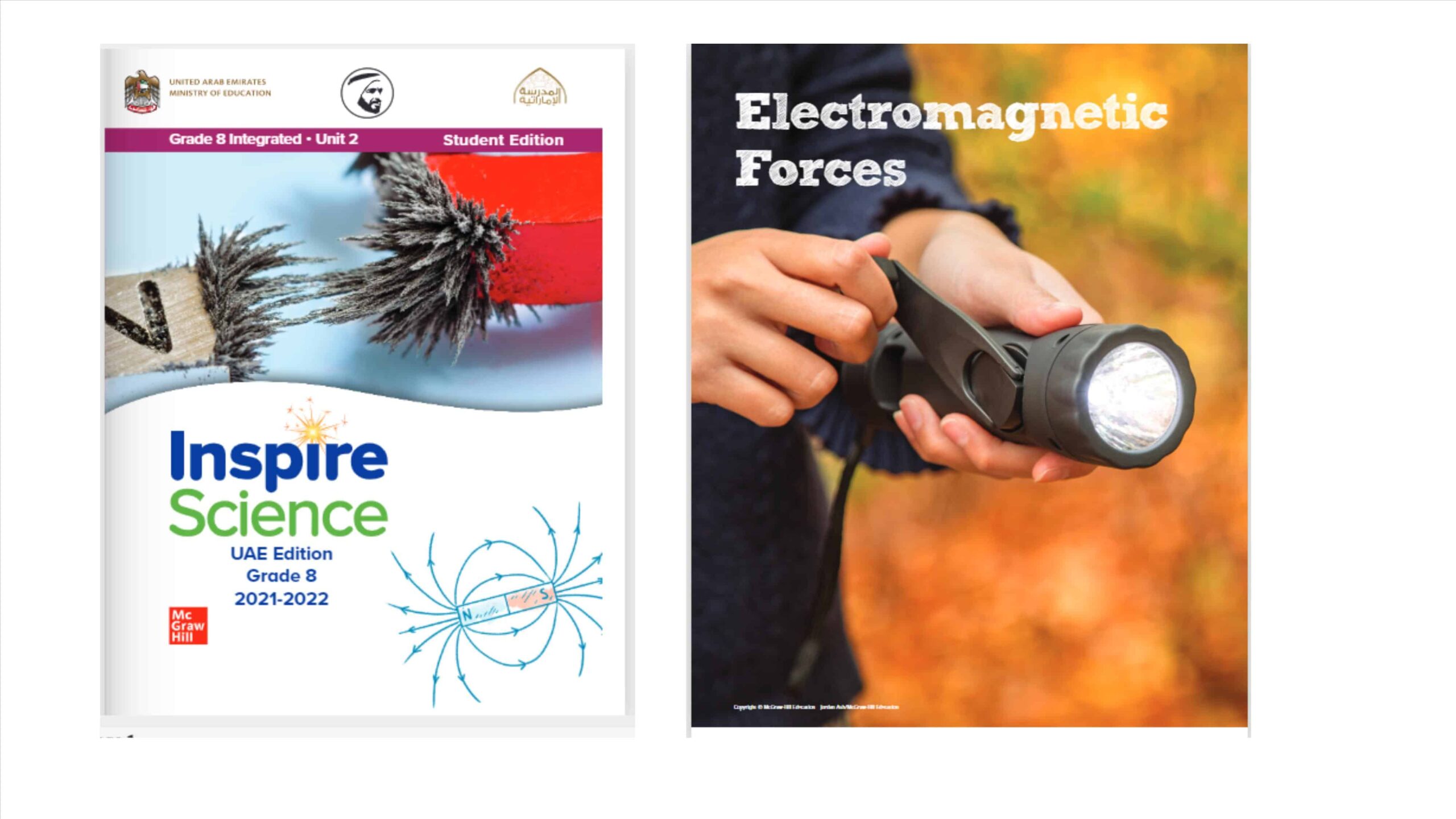 حل كتاب الطالب Electromagnetic Force العلوم المتكاملة الصف الثامن Inspire