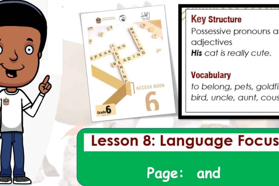 حل درس Language focus اللغة الإنجليزية الصف السادس Access - بوربوينت