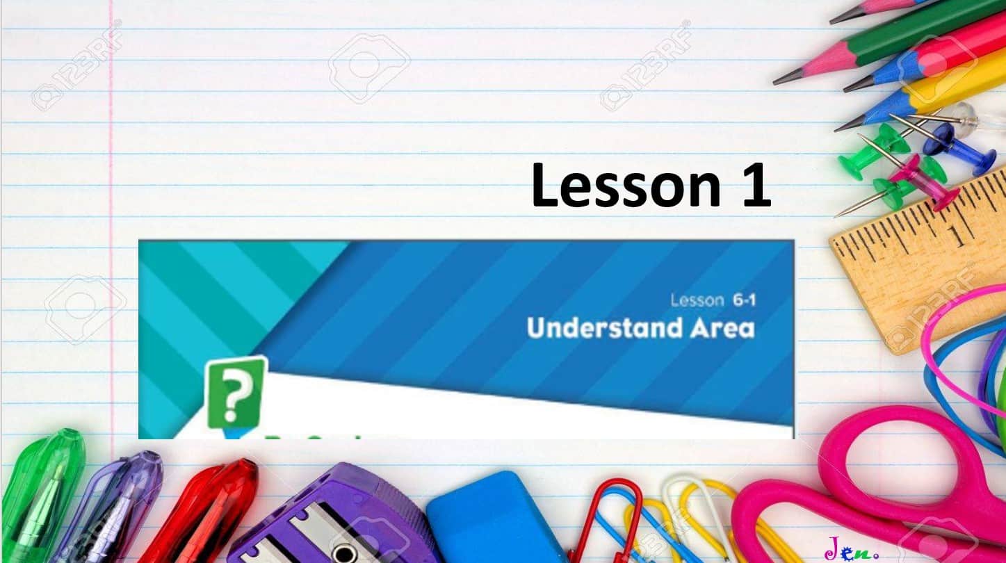 حل درس Understand Area الرياضيات المتكاملة الصف الثالث - بوربوينت