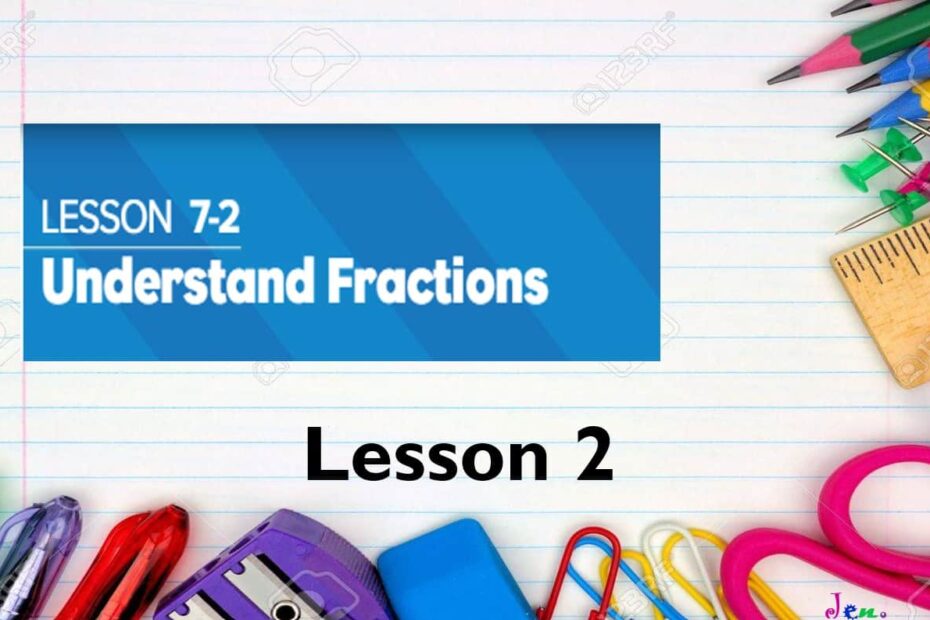 حل درس Understand fractions الرياضيات المتكاملة الصف الثالث - بوربوينت