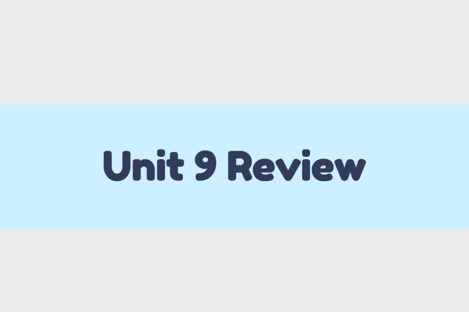 حل مراجعة Unit 9 Review الرياضيات المتكاملة الصف الثالث - بوربوينت