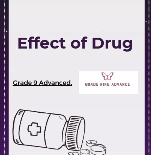 ملخص درس Effect of Drug الأحياء الصف التاسع متقدم