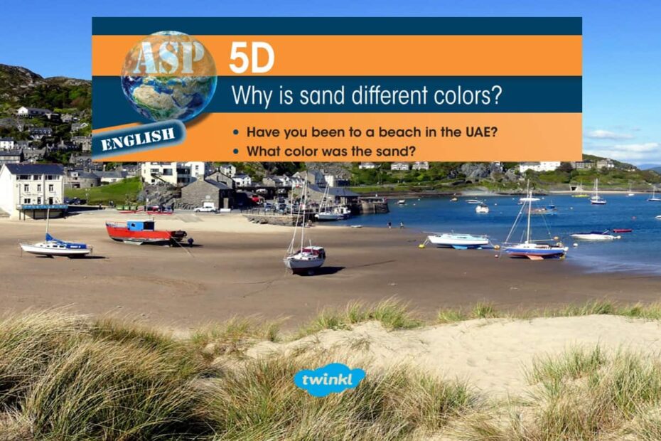 حل درس Why is sand different colors اللغة الإنجليزية الصف السادس Elite - بوربوينت