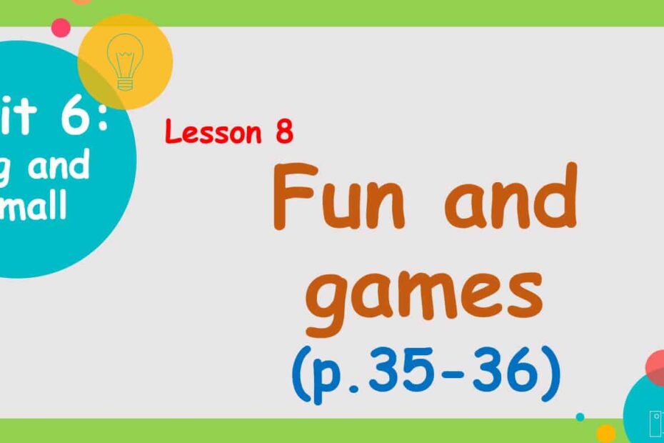 حل درس Fun and games اللغة الإنجليزية الصف الرابع Access - بوربوينت