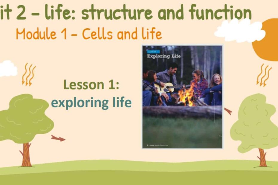 ملخص exploring life العلوم المتكاملة الصف السادس