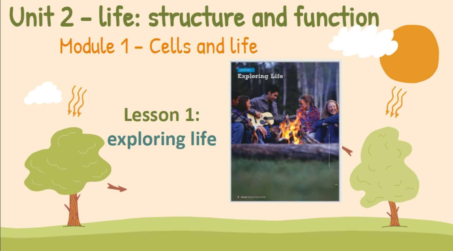 ملخص exploring life العلوم المتكاملة الصف السادس