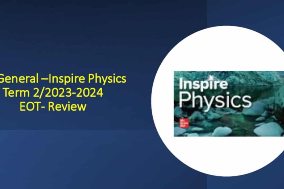 مراجعة صفحات هيكل الفيزياء الصف العاشر انسبير عام