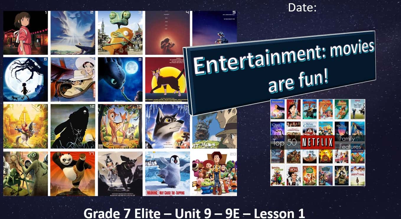 حل درس -What kind of shows do people like -E اللغة الإنجليزية الصف السابع Elite - بوربوينت