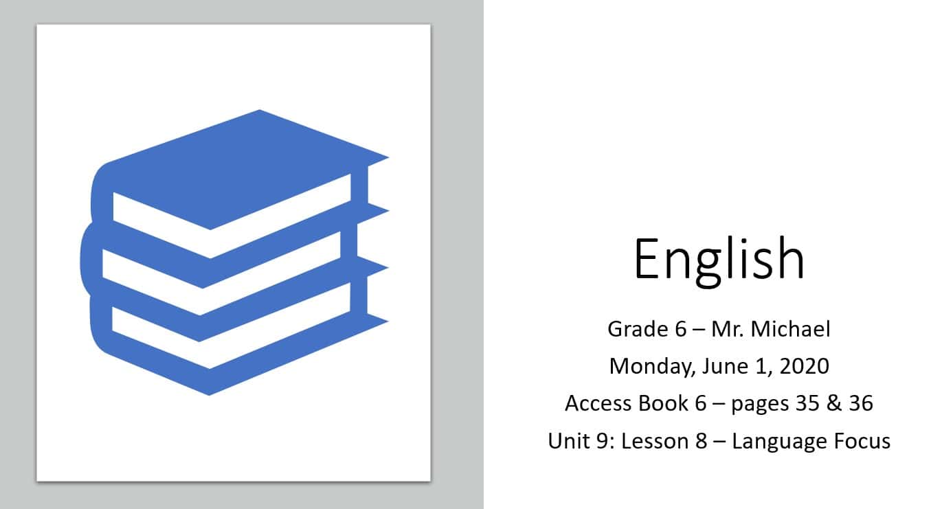 حل درس Language Focus اللغة الإنجليزية الصف السادس Access - بوربوينت