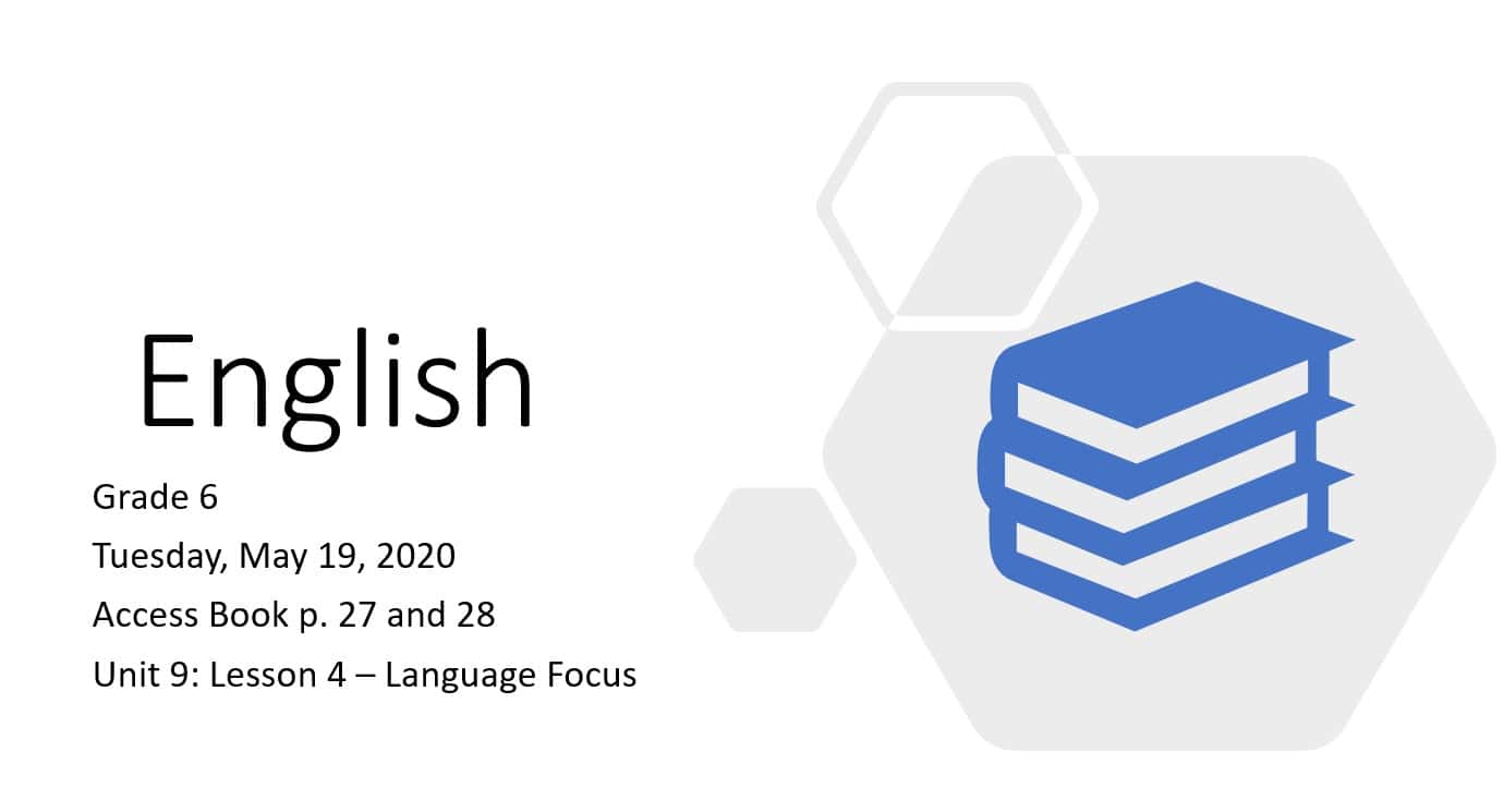 حل درس Language Focus اللغة الإنجليزية الصف السادس Access - بوربوينت