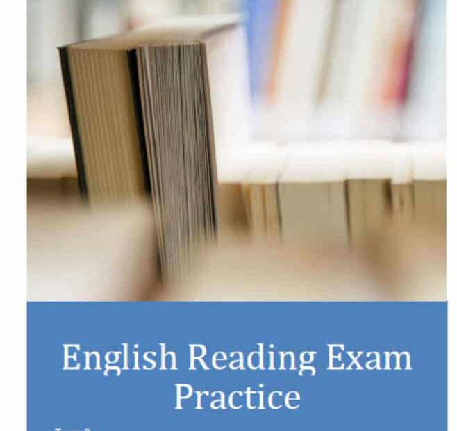 أوراق عمل Reading Exam Practice اللغة الإنجليزية الصف الثالث