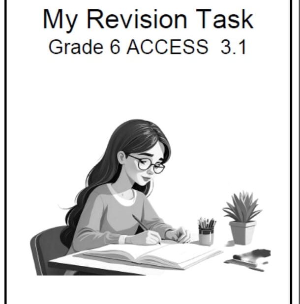 مراجعة Revision Task اللغة الإنجليزية الصف السادس Access