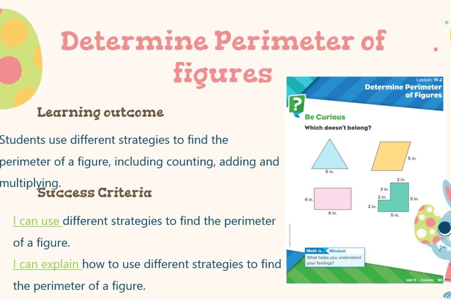 حل درس Determine Perimeter Of Figures Determine Perimeter of figures الرياضيات المتكاملة الصف الثالث - بوربوينت