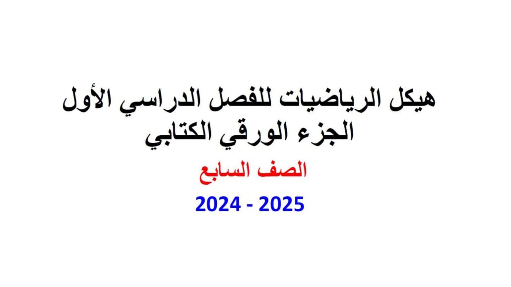 حل تجميع أسئلة الجزء الورقي الرياضيات المتكاملة الصف السابع