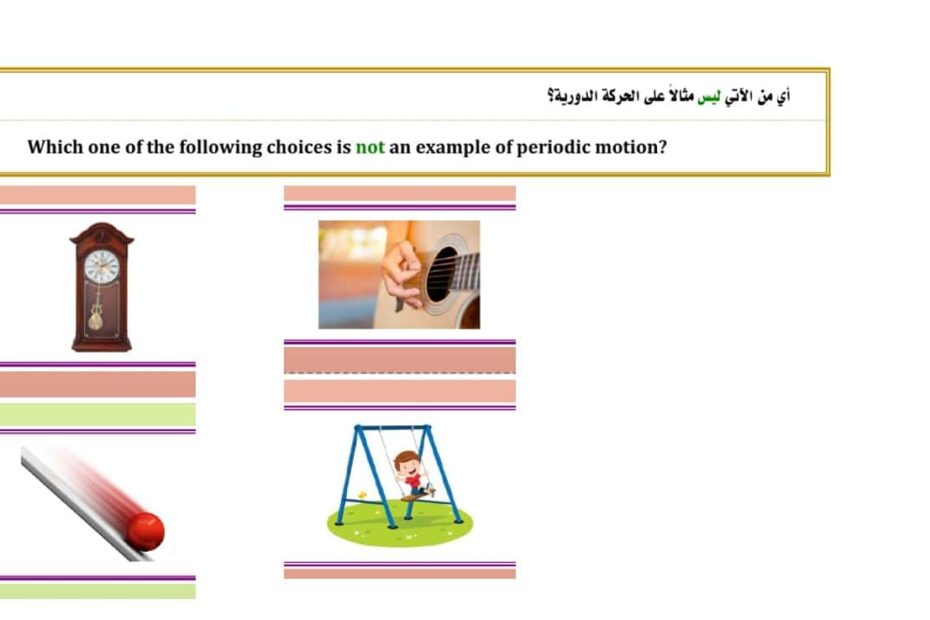 حل امتحان نهائي الفيزياء الصف العاشر الفصل الدراسي الأول 2023-2024 - بوربوينت