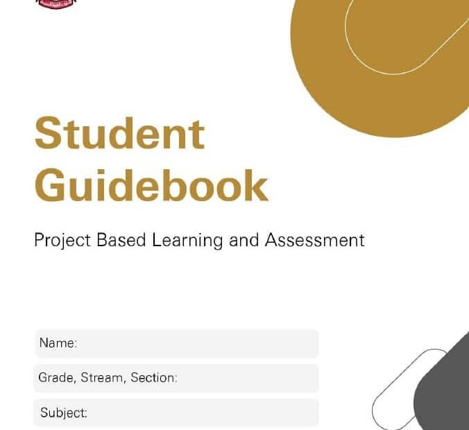 Student Guidebook Project Based Learning and Assessment باللغة العربية اللغة الإنجليزية الصف الخامس