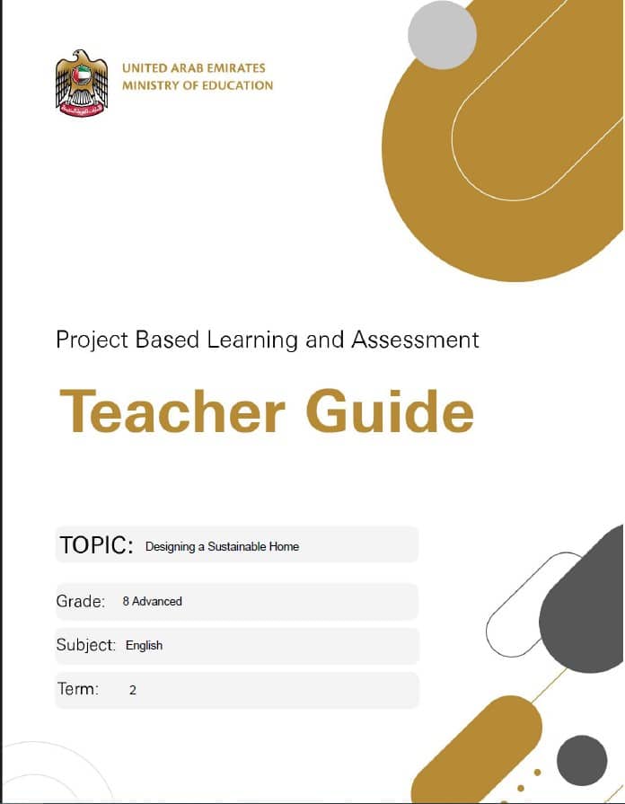 Teacher Guide Project Based Learning and Assessment اللغة الإنجليزية الصف الثامن متقدم