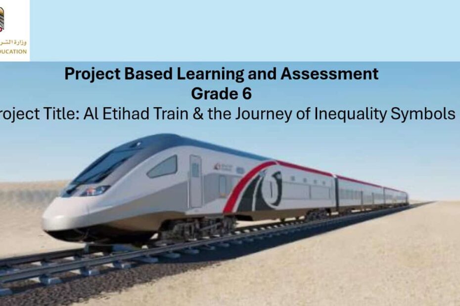 درس Al Etihad Train & the Journey of Inequality Symbols الرياضيات المتكاملة الصف السادس - بوربوينت