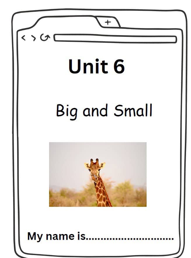 أوراق عمل Unit 6 Big and Small اللغة الإنجليزية الصف الرابع أكسس