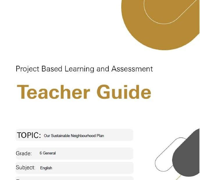 دليل المعلم Teacher Guide Project Based Learning and Assessment اللغة الإنجليزية الصف السادس عام