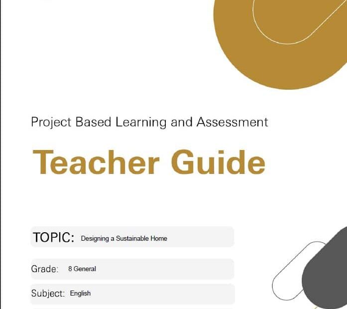 Teacher Guide Project Based Learning and Assessment اللغة الإنجليزية الصف الثامن عام