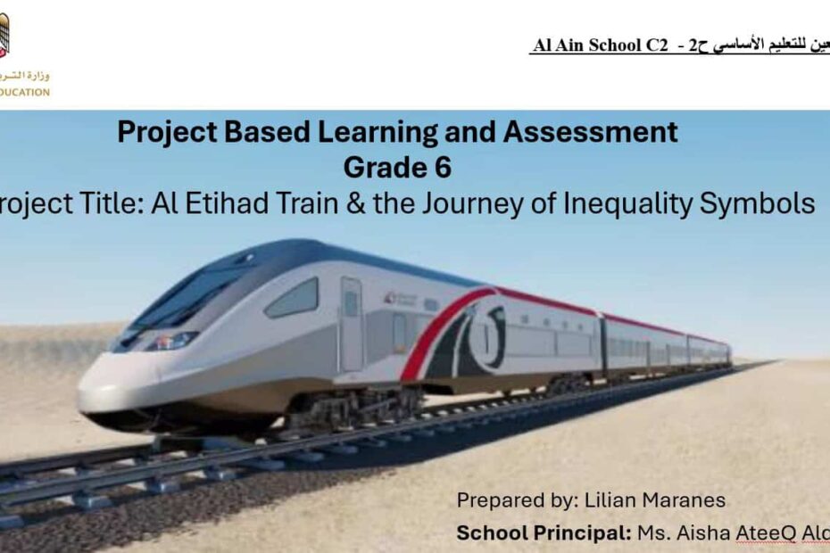 Al Etihad Train & the Journey of Inequality Symbols الأسبوع الثاني الرياضيات المتكاملة الصف السادس - بوربوينت