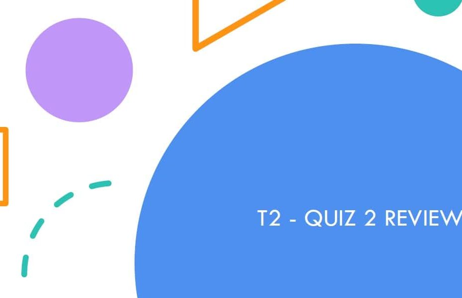 حل مراجعة QUIZ 2 REVIEW الرياضيات المتكاملة الصف الرابع